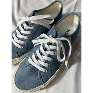Hurley Women's Ceta Low Top Shoes‎ Canvas Sneakers, Blue Chambray 7